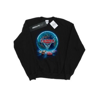 Disney Heren Cars Globe Movie Poster Sweatshirt (Zwart)