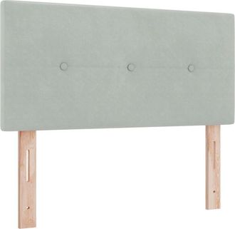 vidaXL Cabecero Montaje En La Pared Gris Claro 100 Cm Terciopelo Vidaxl