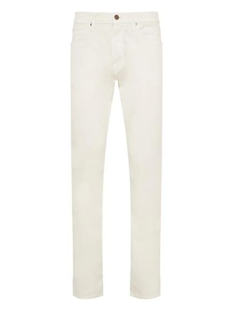 Tom Ford Jeans con applicazione logo - Bianco