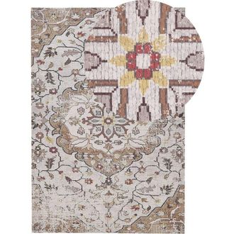 Beliani Rug KATTAKKADA Beige 140 x 200 cm