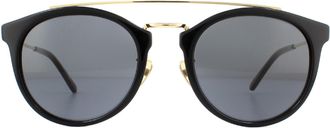 Calvin Klein Zonnebril 18720s 001 Zwarte Solide Rook