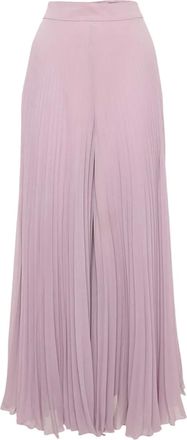 Max Mara pre-owned pleated trousers - Purple