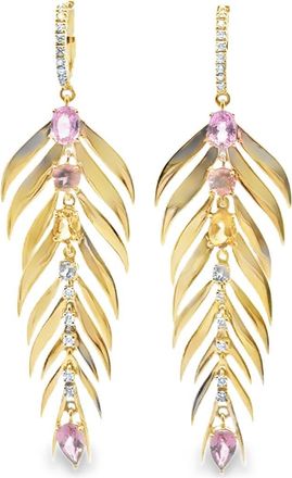 Hueb Bahia 18K Gold Diamond & Stone Drop Earrings in Yellow Gold at Nordstrom