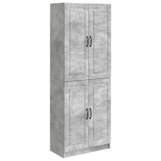 vidaXL Juego De Armarios 2 Uds. Gris Hormig&oacute;n Madera De Ingenier&iacute;a Vidaxl