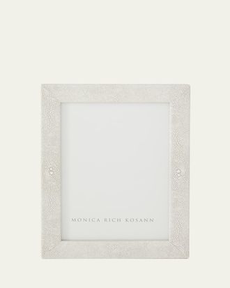 Monica Rich Kosann Photographers Molding Shagreen-Embossed Faux Leather Frame, 5 x 7