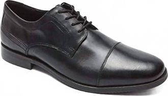 Rockport Mens Symon Cap Toe Oxford Shoe In Black