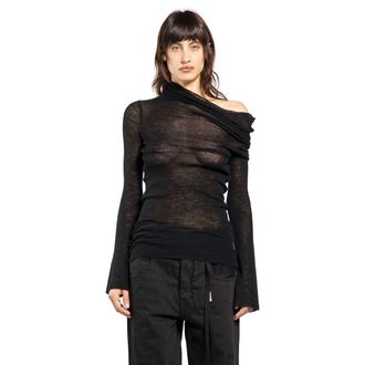 Ann Demeulemeester Tizziana Drop Shoulder Knit Top