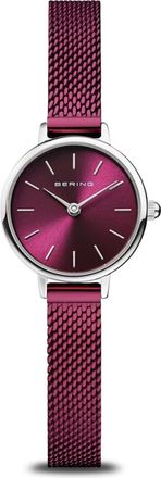 Bering Klassiek paars horloge met saffierglas - Dames - Horloges - Paars - ONE Size - Accessoires