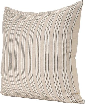 Mercana Jaxon Striped Cotton-Linen Decorative Pillow