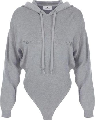 Elisabetta Franchi Donna, Top, Grigio, M, new