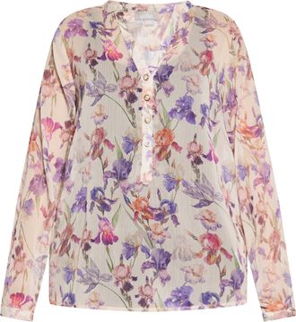 Usha Blouse Dames Cr&egrave;me veelkleurig