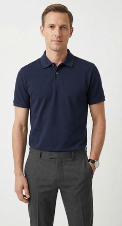 Calvin Klein Poloshirt CALVIN KLEIN SS RFND PQ TPPD CLSS, Herren, Gr. XL, blau (schwarz sapphire), Piqu&eacute;, Obermaterial: 100% Baumwolle, unifarben, klassisch normal