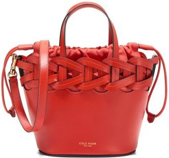 Cole Haan Juliette Small Leather Tote Crossbody in Summer Fig at Nordstrom