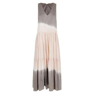 Roberto Collina Maxi Dresses, female, Multicolor, Size: XS Tie-Dye Long Dress