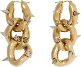 Acne Studios Womens Hoop Earrings Metal Gold Jewelry-Watches