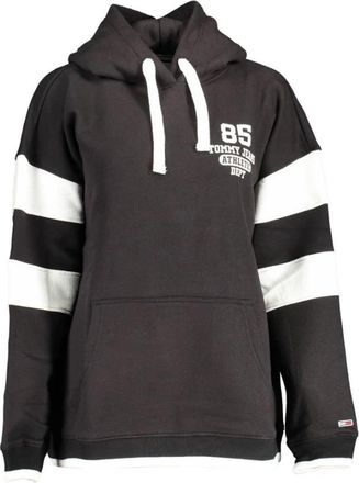 Tommy Hilfiger Katoenen Trui - Dames - Hoodies - Zwart - L - Katoen - Hoodies & sweatvesten