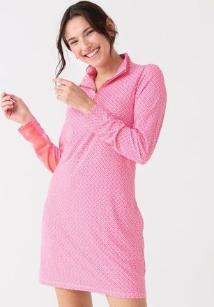 Cabana Life 1/4 Zip Sport Dress in Amelia Island at Nordstrom, Size X-Small