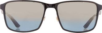 Ray-Ban Polarized Blue Gold Chromance Square Unisex Sunglasses RB3721CH 187/J0 59