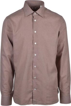 Borriello Cotton Linen Shirt - Taupe