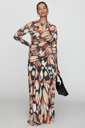 AFRM Sera Butterfly Maxi Skirt