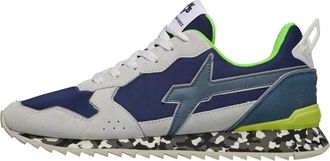 W6YZ Technical fabric and suede sneakers Jet-M. - Heren - Sneakers - Veelkleurig - 42 EU - Schoenen
