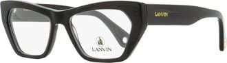 Lanvin Womens Modified Rectangle Eyeglasses LNV2627 020 Dark Gray 54mm