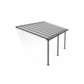 Palram Patio Cover Olympia 3 x 5.46 Clear - L546 x W300 x H305 cm - Grey