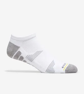 Cole Haan Mens ZER&Oslash;GRAND Performance No-Show Socks - White