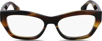Victoria Beckham Occhiali geometrici - Marrone