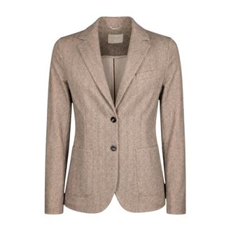 Circolo 1901 Dames, Jassen, Beige, Maat: XS Leer