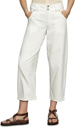 Sanctuary Side Car Denim Barrel Womens Clothing Bleached White : 29 28, Cotton