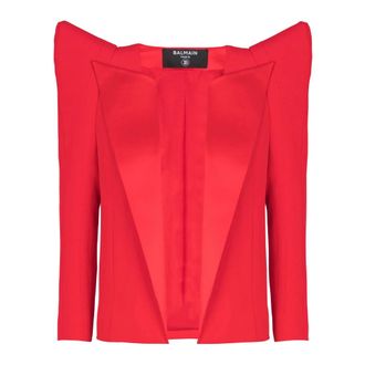 Balmain Mujer, Chaquetas, Rojo, Talla: L