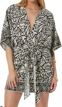 Young Fabulous & Broke Willa Wrap Dress In Black