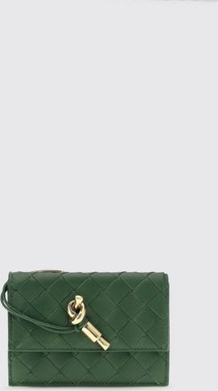 Bottega Veneta Portacarte Andiamo in pelle di agnello intrecciata con zip