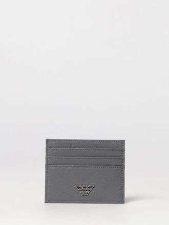 Emporio Armani Portacarte piatto in pelle rigenerata con sei slot per tessere
