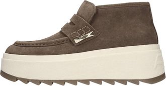 Ash Platte schoenen Bruin - Dames - Enkellaarsjes - Bruin - 40 EU - Su&egrave;de - Schoenen