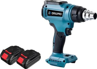 OEM Pistola De Calor, Temperatura Ajustable, Gran Capacidad De Aire, 2 Bater&iacute;as
