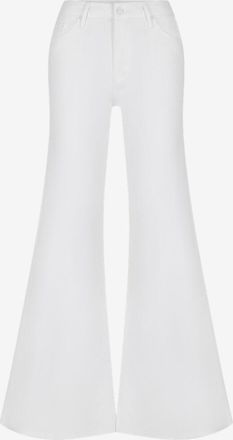 Mother Jeans mit ausgestelltem Bein aus Baumwolle The Roller Fray