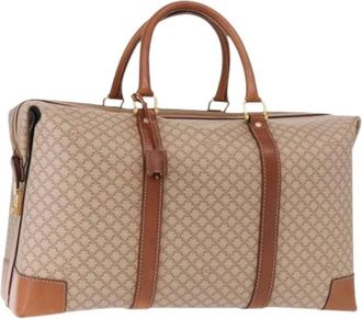 Celine Pre-owned Weekend Bags, female, Beige, Size: ONE SIZE Pre-owned Vintage Weekend Bag