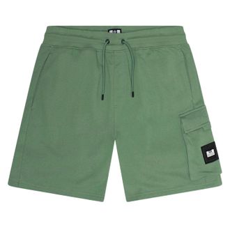 Weekend Offender Heren Nieuwe Carillo Katoenen Shorts (Midden Groen)