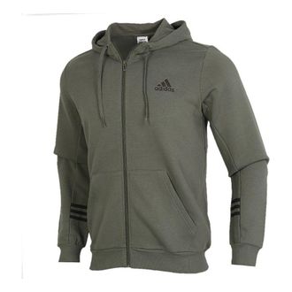 adidas M E Comf Hd Tt Knit Casual Pullover Hooded Jacket Green GD5462