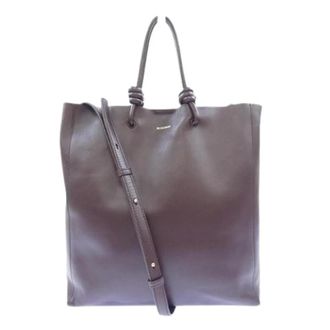 Jil Sander Pre-owned Tote Bags, female, Purple, Size: ONE SIZE Pre-owned Leather Shoulder Bag