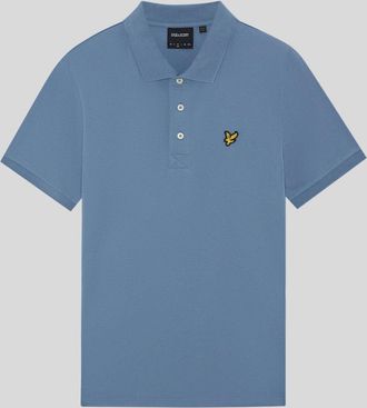 Lyle & Scott Lyle And Scott Mens Cotton Polo Shirt - Blue - Size: XXL