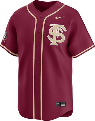 Nike Florida State Wordmark Nike Mens College Limited Baseball Jersey in Red | UNBB0HWFFTN-0YS