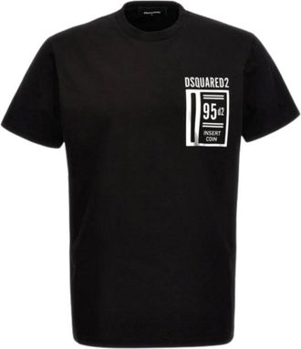 Dsquared2 Insert Logo Cool Fit Black T-Shirt