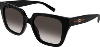 Gucci Grey Gradient Cat Eye Ladies Sunglasses GG2102S 005 54
