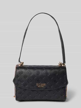 Guess Handtasche mit Label-Applikation Modell PHOEBE in Black, Gr&ouml;&szlig;e 1