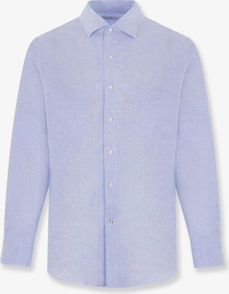 Loro Piana Camicia Andr&egrave; in lino - LORO PIANA - gender_Man