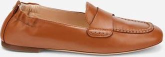 AGL Mara Pure Leather Moccasin in Brandy Nappa at Nordstrom, Size 37.5
