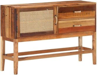 vidaXL Vidaxl - Aparador De Madera Maciza Reciclada 118x30x76 Cm